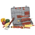 19 Piece Barbeque Tool Set w/ Carrying Case (17 1/4"x10"x2 1/2")